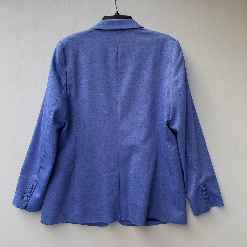 NWT Liz Claiborne Kate Blue Womens Sz 14 Jacket Blazer Suit  Regularly Fit $98 - Picture 9 of 9